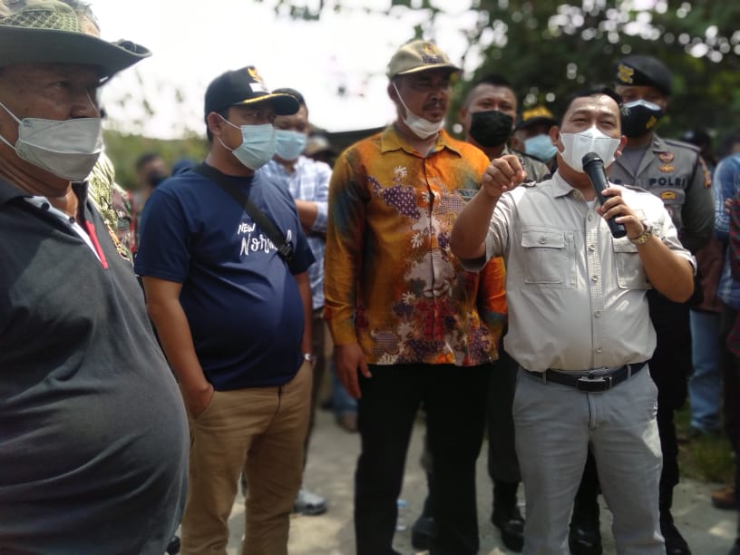 Demo warga menuntut agar PT.PPLI