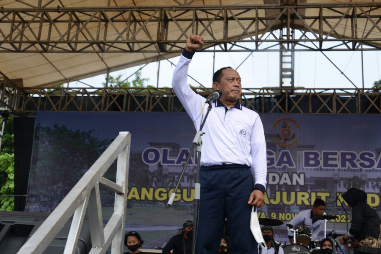 Dankodiklat saat memberikan kata sambutan (red)